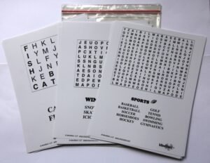 large print word search